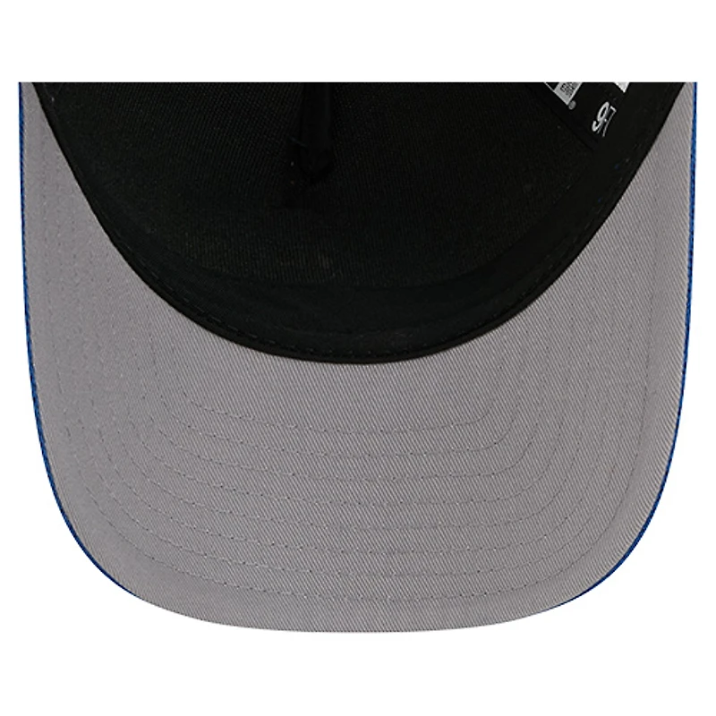 Casquette ajustable New Era bleu marine/bleu marine 9FORTY M-Crown A-Frame pour homme des Jets de Winnipeg