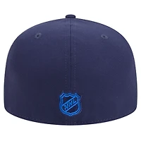 Casquette ajustée Core 59FIFTY pour homme New Era bleu marine des Winnipeg Jets