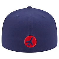 Men's New Era  Navy Winnipeg Jets Deceptor 59FIFTY Fitted Hat