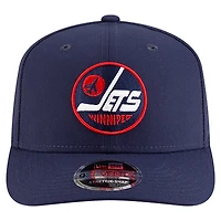 Men's New Era  Navy Winnipeg Jets Team Collection Basic 9SEVENTY Adjustable Hat