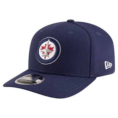 Men's New Era  Navy Winnipeg Jets Team Collection Basic 9SEVENTY Adjustable Hat
