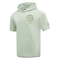 Men's Pro Standard Green Winnipeg Jets Neutral Short Sleeve Pullover Hoodie