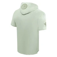 Men's Pro Standard Green Winnipeg Jets Neutral Short Sleeve Pullover Hoodie