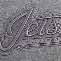 Sweat à capuche neutre Pro Standard pour hommes, gris chiné, Jets de Winnipeg