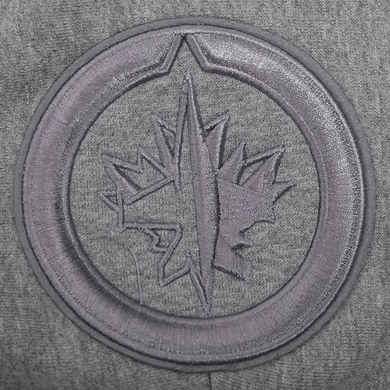 Sweat à capuche neutre Pro Standard pour hommes, gris chiné, Jets de Winnipeg