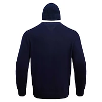 Men's Pro Standard Navy Winnipeg Jets Pullover Sweater & Cuffed Knit Hat Box Gift Set