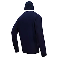 Men's Pro Standard Navy Winnipeg Jets Pullover Sweater & Cuffed Knit Hat Box Gift Set