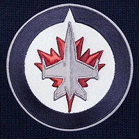 Coffret cadeau pull et bonnet en tricot à revers Pro Standard pour hommes, bleu marine, Jets de Winnipeg