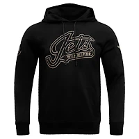 Men's Pro Standard Winnipeg Jets Black & Gold Pullover Hoodie