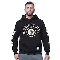 Men's Starter  Black Winnipeg Jets Handoff Hoodie