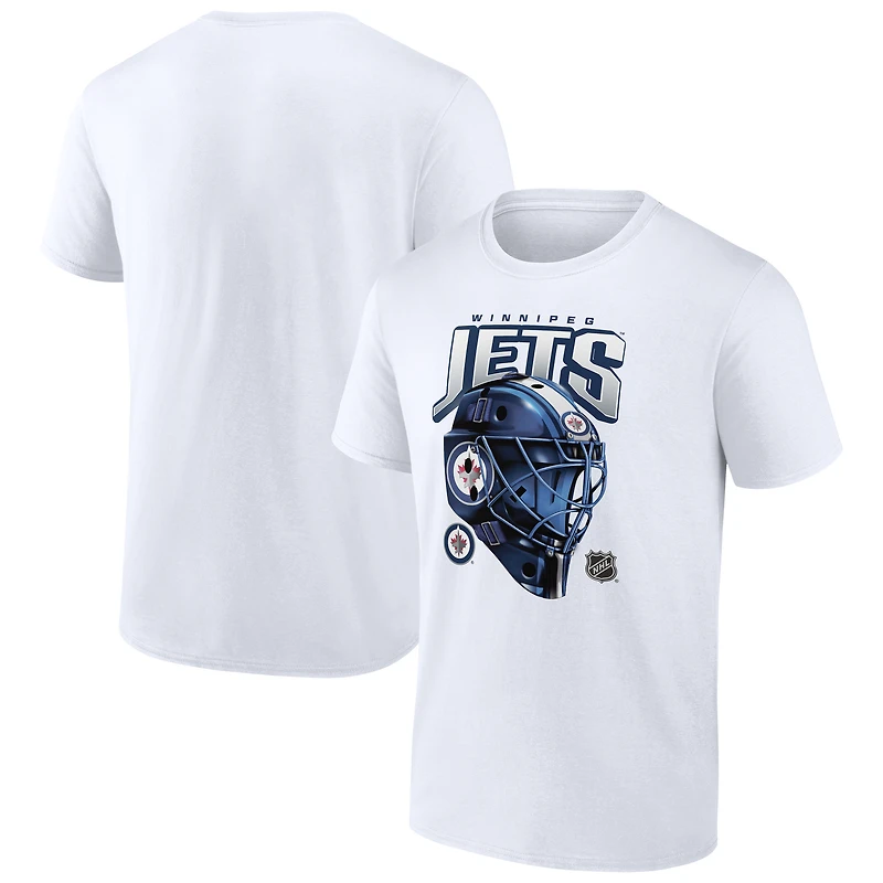 T-shirt blanc pour homme des Jets de Winnipeg, zone pénalité