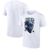 T-shirt blanc pour homme des Jets de Winnipeg, zone pénalité
