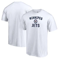 Men's  White Winnipeg Jets Victory Arch T-Shirt