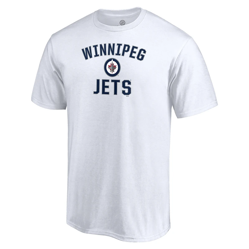 Men's White Winnipeg Jets Victory Arch T-Shirt