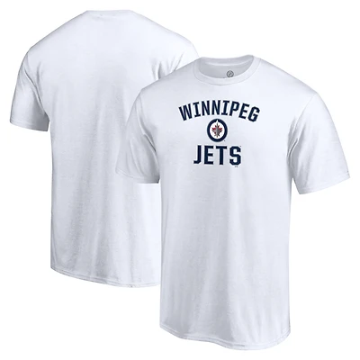 Men's  White Winnipeg Jets Victory Arch T-Shirt