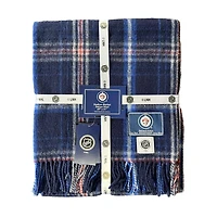 Couverture/écharpe de stade en laine mérinos Patrick King Woollen Company Winnipeg Jets, 79 x 175 cm (31 x 69 po).