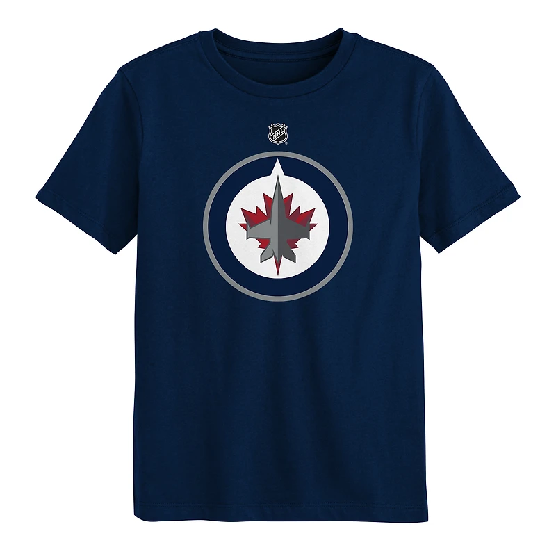 Preschool Outerstuff Navy Winnipeg Jets Primary Logo T-Shirt