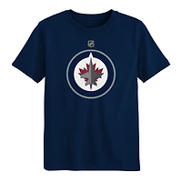Preschool Outerstuff Navy Winnipeg Jets Primary Logo T-Shirt