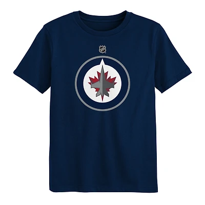 Preschool Outerstuff Navy Winnipeg Jets Primary Logo T-Shirt