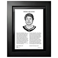 Teemu Selanne Winnipeg Jets - Photo encadrée Legends Line 12 '' x 16 ''