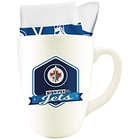 The Sports Vault Winnipeg Jets 14oz. Retro Mug & Sock Set