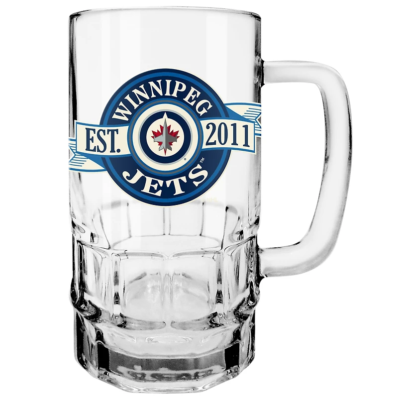 Le Sports Vault Winnipeg Jets 18 oz. Chope à bière