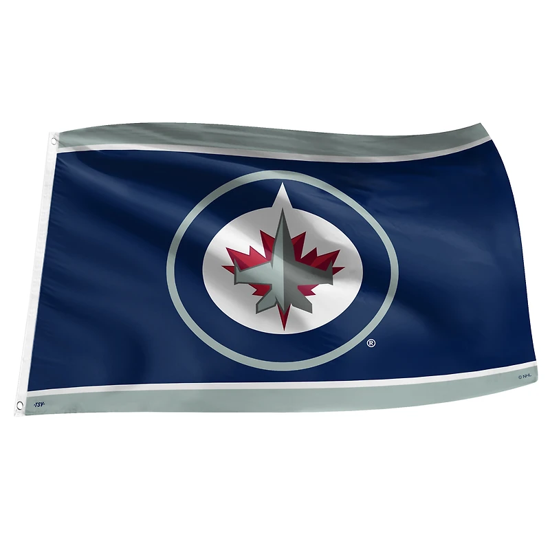 The Sports Vault Winnipeg Jets - Drapeau 3 pi x 5 pi