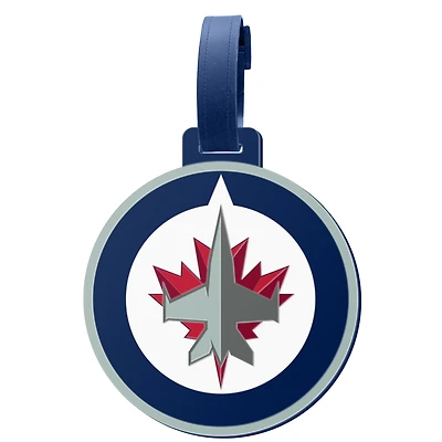 The Sports Vault Winnipeg Jets - Étiquette de bagage géante
