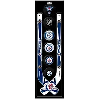 The Sports Vault Winnipeg Jets Mini Hockey Stick & Foam Puck Eight-Piece Set