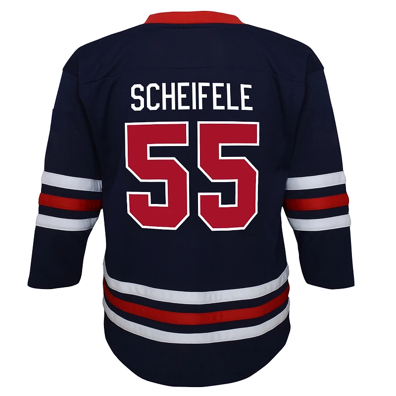 Toddler Mark Scheifele Navy Winnipeg Jets 2021/22 Alternate - Replica Player Jersey