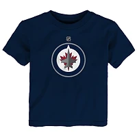 Toddler Outerstuff  Navy Winnipeg Jets Primary Logo T-Shirt