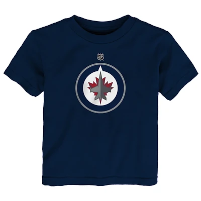Toddler Outerstuff Navy Winnipeg Jets Primary Logo T-Shirt