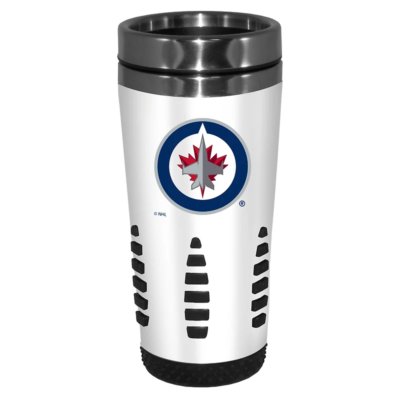 Jets blancs de Winnipeg 16oz. Tasse de voyage Huntsville