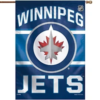 Bannière verticale simple face WinCraft Winnipeg Jets 28 po x 40 po