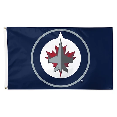 WinCraft Winnipeg Jets 3' x 5' Drapeau simple face avec logo principal