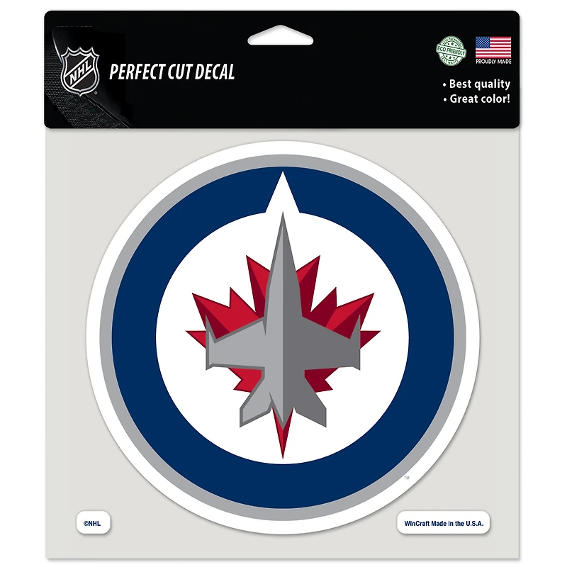 WinCraft Winnipeg Jets 8" x 8" Color Car Decal