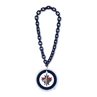 Collier à grosse chaîne avec logo des Jets de Winnipeg de WinCraft