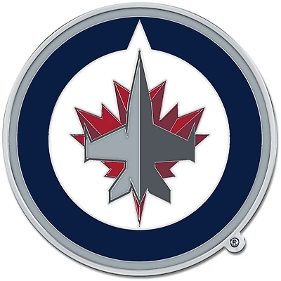 WinCraft Winnipeg Jets Colored Chrome Auto Emblem
