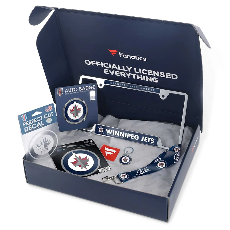 Coffret cadeau automobile WinCraft Winnipeg Jets Fanatics