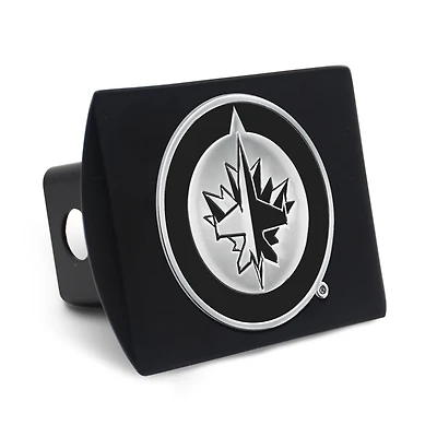 Housse d'attelage WinCraft en métal chromé de qualité supérieure avec logo des Jets de Winnipeg