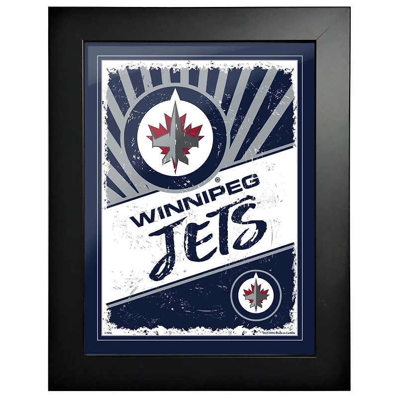 Winnipeg Jets - 12'' x 16'' Classic Print Framed Art