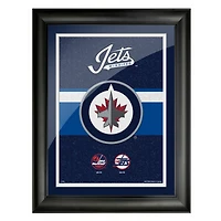 Winnipeg Jets 12'' x 16'' Team Tradition Framed - Artwork
