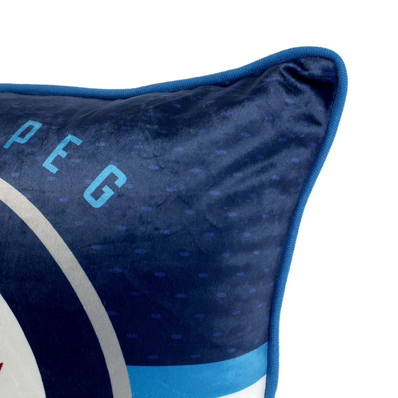 Winnipeg Jets 2-Pack 50" x 60" Holiday Throw Blanket and Cushion Set