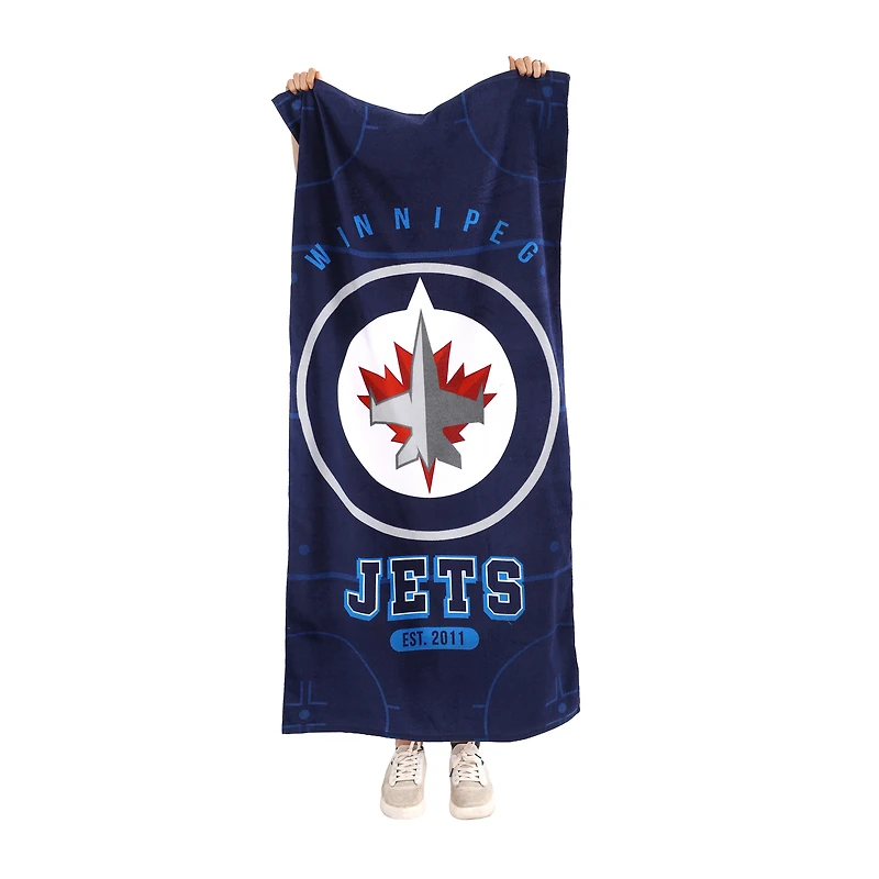 Serviette de plage des Jets de Winnipeg