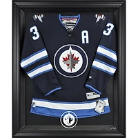 Vitrine de présentation encadrée noire pour maillots des Jets de Winnipeg