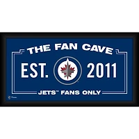 Collage encadré de grotte de fans des Jets de Winnipeg, 10 po x 20 po