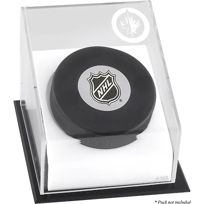 Vitrine à logo de rondelle de hockey des Jets de Winnipeg