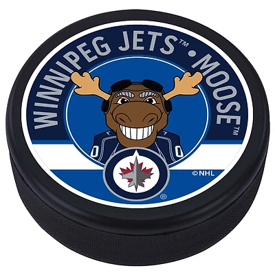 Jets de Winnipeg - Rondelle de hockey de conception de mascotte