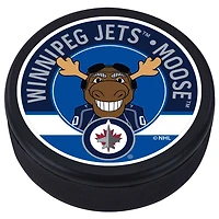 Jets de Winnipeg - Rondelle de hockey de conception de mascotte