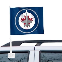 Drapeau de voiture recto-verso WinCraft Jets de Winnipeg 11"x 13"